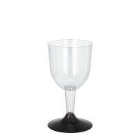 Einweg-Weißweingläser, 0,1 l, glasklar, PS, Ø 6,7 cm, 11 cm