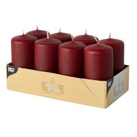 Stumpenkerzen bordeaux Ø 50 mm · 100 mm
