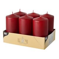 Stumpenkerzen bordeaux Ø 60 mm · 115 mm