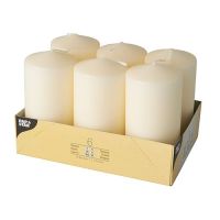 Stumpenkerzen creme Ø 60 mm · 115 mm