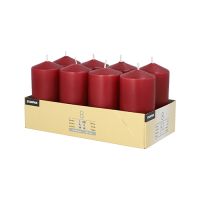 Stumpenkerzen bordeaux Ø 50 mm · 100 mm