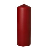 Stumpenkerzen bordeaux Ø 70 mm · 200 mm