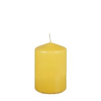 Stumpenkerze gelb Ø 69 mm · 100 mm