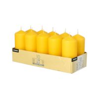 Stumpenkerzen goldgelb Ø 40 mm · 90 mm