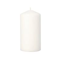 Stumpenkerzen, weiss Ø 80 mm · 150 mm