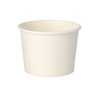 Suppenbecher "To Go", Pappe rund 500 ml Ø 11 cm · 8,3 cm weiss