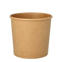 Suppenbecher "To Go", Pappe rund 760 ml Ø 11,5 cm · 11 cm braun