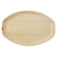 Palmblatt Teller oval "pure" 43 x 29 cm