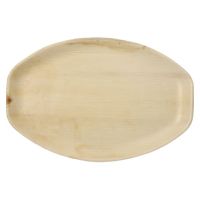 Tabletts aus Palmblatt "pure" oval 43 x 29 cm natur