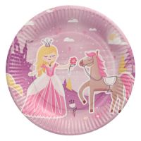 Pappteller Ø 23 cm "Fairytale Princess"