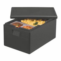 Thermobox, EPP 60 cm x 40 x 32 cm schwarz "Gastro-Norm 1/1"