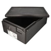 Thermobox, EPP 60 x 40 x 23 cm schwarz "Gastro-Norm 1/1"