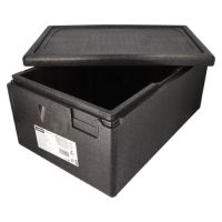 Thermobox, EPP 60 x 40 x 28 cm schwarz "Gastro-Norm 1/1"