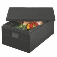 Thermobox, EPP 68,5 x 48,5 x 36 cm schwarz "Euro-Norm"