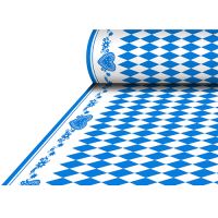 Tischdecke aus Airlaid, stoffähnlich, 25 x 1,18 m "Bayrisch Blau"