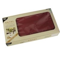 Tissue Mitteldecken bordeaux "ROYAL Collection" 80 x 80 cm