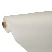 Tissue Tischdecke, weiss "ROYAL Collection" 25 x 1,18 m