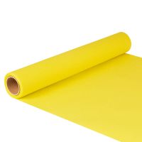 Tissue Tischläufer, gelb "ROYAL Collection" 5 m x 40 cm auf Rolle