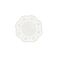 Tropfdeckchen für Tassen, rund Ø 10 cm weiss