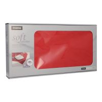 Vlies Mitteldecken, rot "soft selection" 80 x 80 cm