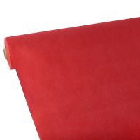 Vlies Tischdecke, rot "soft selection" 25 x 1,18 m