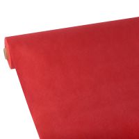 Vlies Tischdecke, rot "soft selection" 25 x 1,18 m