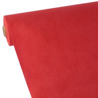 Vlies Tischdecke, rot "soft selection" 40 x 1,18 m