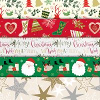 Geschenkpapier für Weihnachten 10 m x 70 cm "Fantasy" sortiert