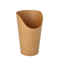 Wrap Cups, Pappe 470 ml braun