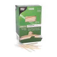 Zahnstocher einzeln verpackt, Holz rund 6,5 cm mit Menthol
