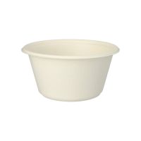 Zuckerrohrschalen To Go "pure" 1000 ml Ø 16,4 cm · 8 cm weiss