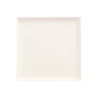 Zuckerrohrteller eckig "pure" 12,5 x 12,5 cm weiss "Evasion"